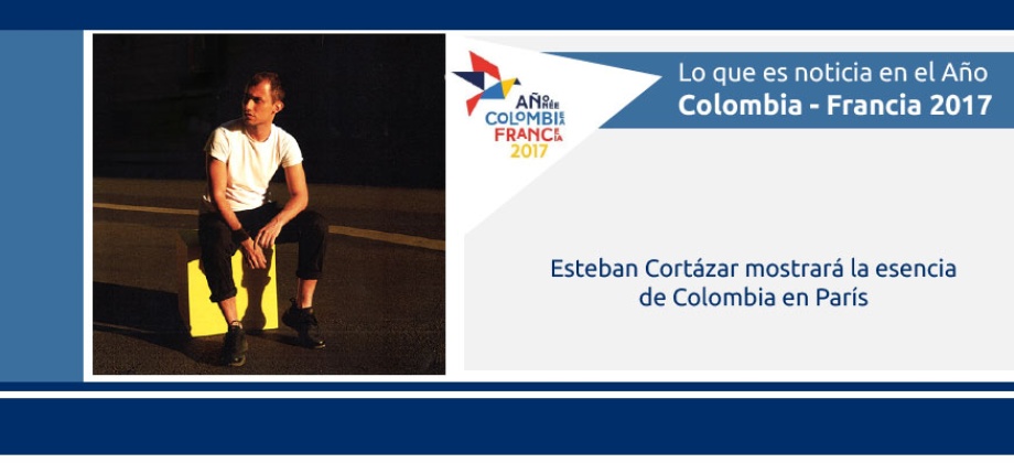 Esteban Cortázar mostrará la esencia de Colombia en París