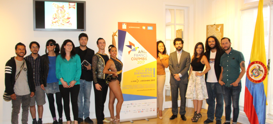 El Consulado de Colombia en París inauguró Paz Partout