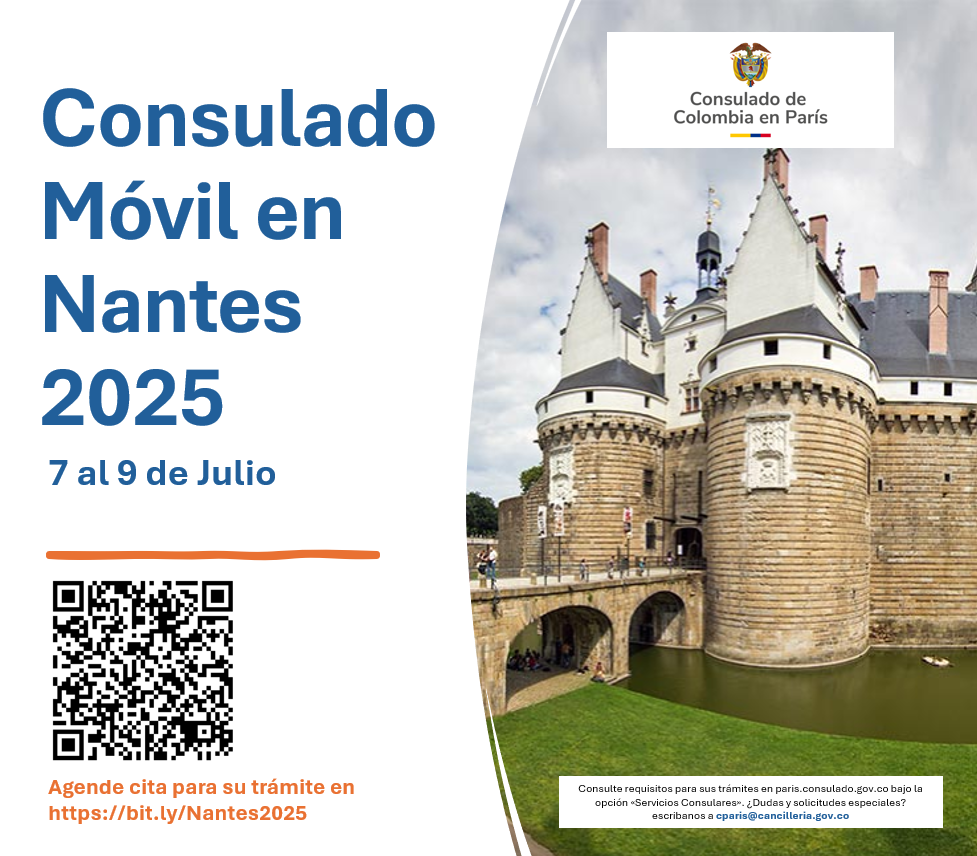 Consulado móvil 2025 Nantes