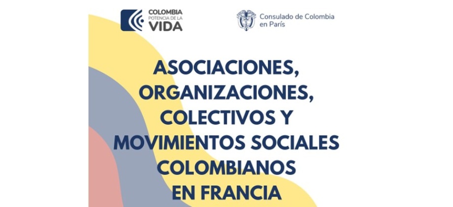 Asociaciones, organizaciones, colectivos y movimientos sociales colombianos en Francia