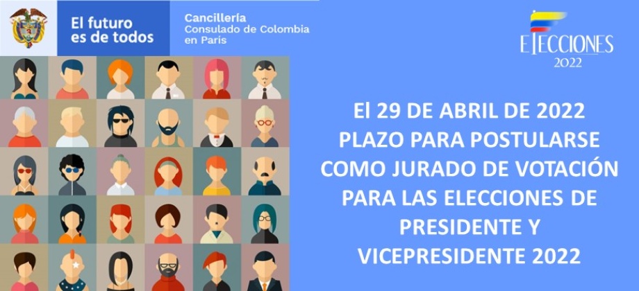 Plazo para postularse como jurado de votación para las elecciones 