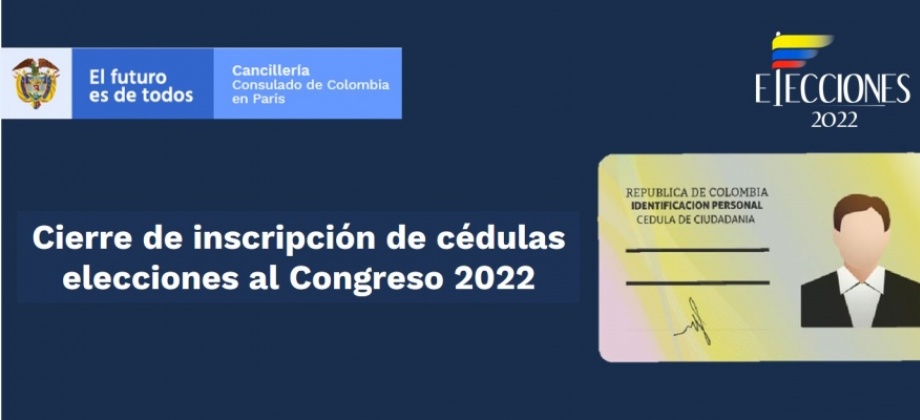 El periodo de inscripción para votar en las elecciones de Congreso finalizó el jueves 13 de enero de 2022