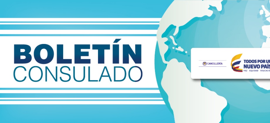 Boletín informativo de septiembre del Consulado de Colombia en París 