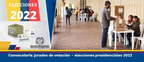 Postúlese como jurado de votación para las Elecciones de Presidente y Vicepresidente 2022 